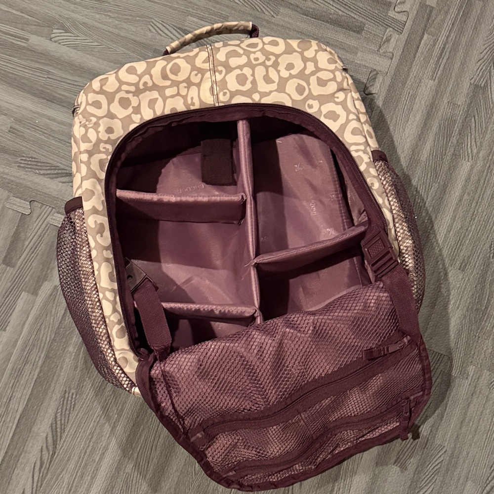Thirty-One Leopard Print Backpack - - Picture 4 of 6